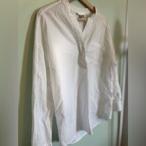 Kenar White Button Down Shirt